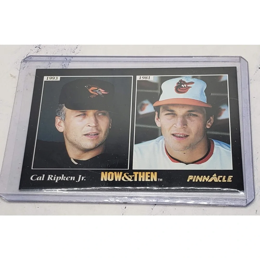 1993 Pinnacle Now & Then Baseball Cal Ripken Jr. Baltimore Orioles #471
